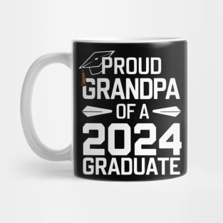 Proud Grandpa of a 2024 Graduate Senior Class Family Graduation Mug